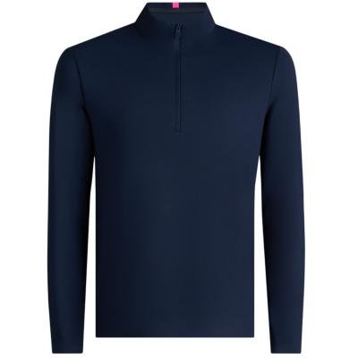 G/FORE Brushed Back Tech Zip Neck Sweater