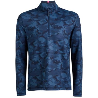 G/FORE Brushed Back Tech Zip Neck Sweater