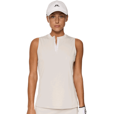 J Lindeberg Leya Sleeveless Ladies Golf Polo Shirt