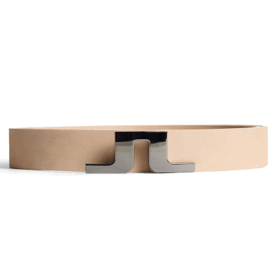 J Lindeberg Bridger Nubuck Leather Belt