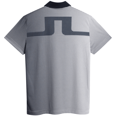 J Lindeberg Marvin Stripe Golf Polo Shirt
