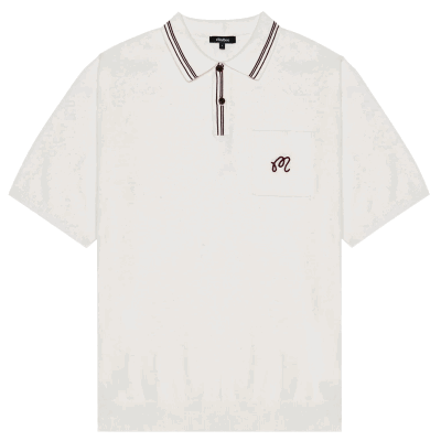 Malbon Campania Knit Golf Polo Shirt