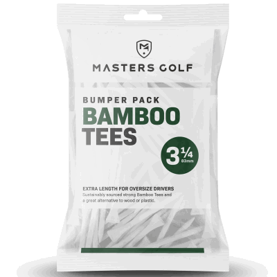 Masters Bamboo Golf Tees White