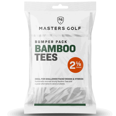 Masters Bamboo Golf Tees White