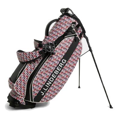 J Lindeberg Play Print Golf Stand Bag