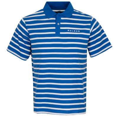 Malbon Mantis Striped Polo Shirt