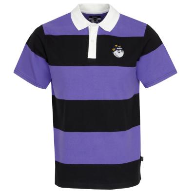 Malbon Wiz Striped Polo Shirt