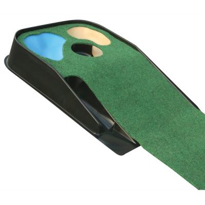 Masters Deluxe Practice Putting Mat with Hazards