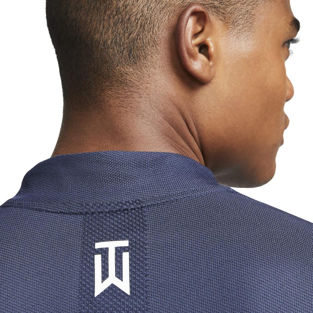 NEW Sz MED hotsell Mens Nike Dri-Fit ADV Tiger Woods Mock Neck Golf Polo Blue DJ6842-367