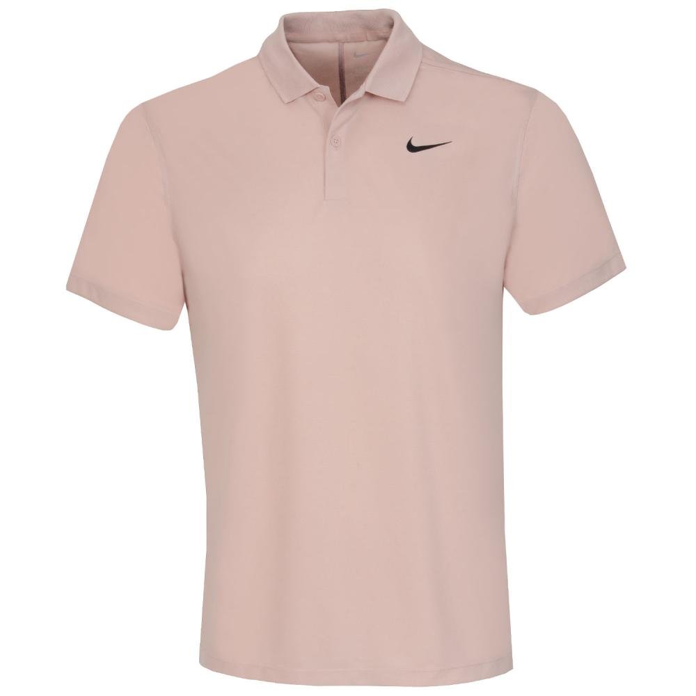 Nike golf polo pink best sale