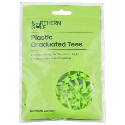 Northern Golf Bamboo Graduated Golf Tees Lime