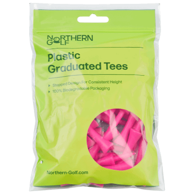 Northern Golf Bamboo Graduated Golf Tees Pink