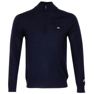 J Lindeberg Kian Zip Neck Sweater