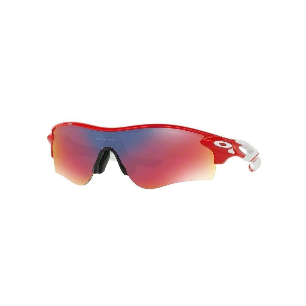 Oakley Radarlock Path Sunglasses Infrared with Red Iridium Lens