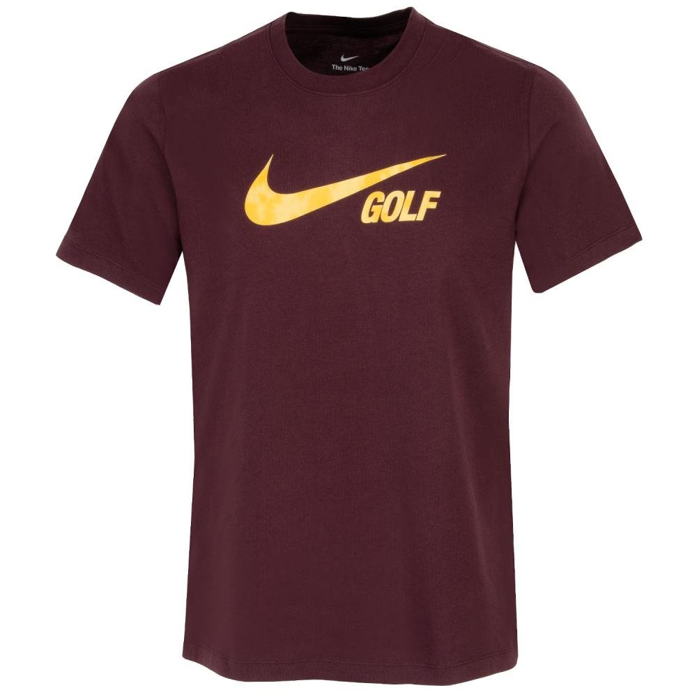 Nike Golf T Shirt Burgundy Crush