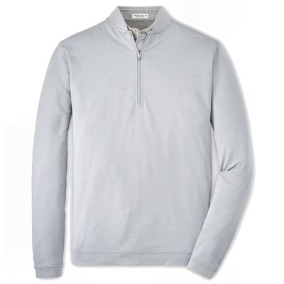 Peter Millar Ross Baseball Collar Zip Neck Sweater