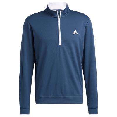 adidas UPF LC Zip Neck Sweater