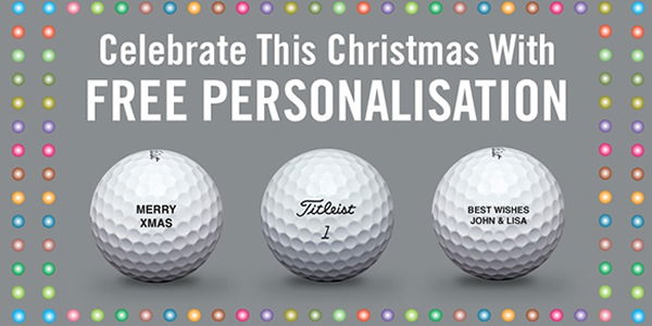 Titleist Free Christmas Ball Personalisation Now On!