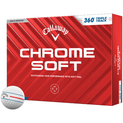 Callaway Chrome Soft 360 Triple Track Golf Balls