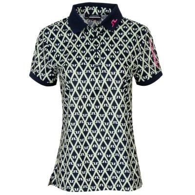 J Lindeberg Ladies Tour Tech Print Polo