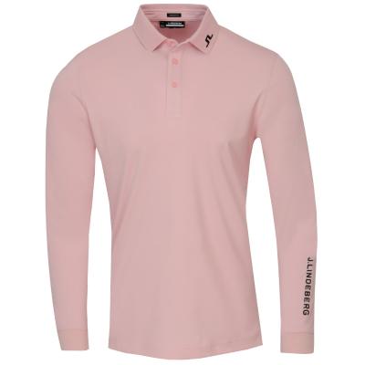 J Lindeberg Tour Tech Long Sleeve Polo Shirt