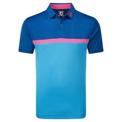 FootJoy Colour Block Interlock Golf Polo Shirt