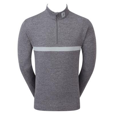 FootJoy Inset Stripe Chill-out Zip Neck Golf Sweater