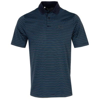 Men's under armour striped performance 2.0 golf polo best sale