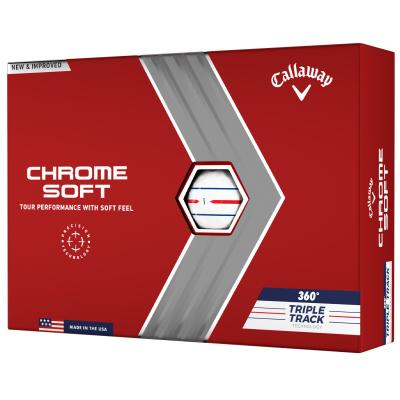 Callaway Chrome Soft Triple Track Golf Balls - 4 for 3 Promo