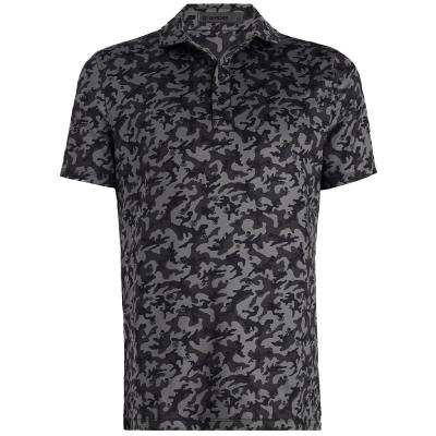 G/FORE Mapped Icon Camo Tech Jersey Golf Polo Shirt