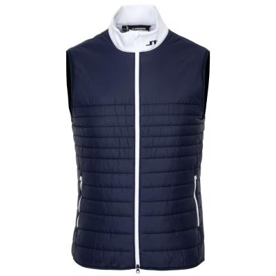 J Lindeberg Martino Quilt Hybrid Vest Golf Gilet