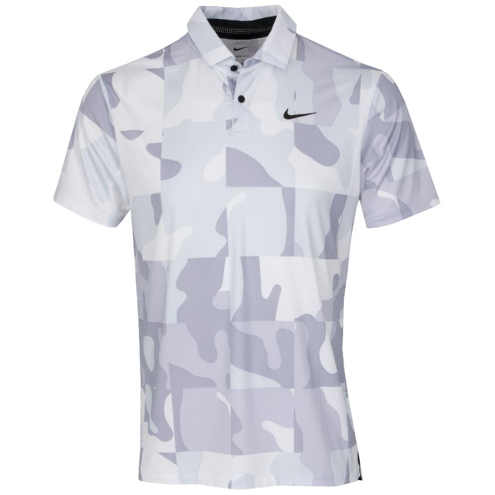 Nike zonal cooling camo polo best sale