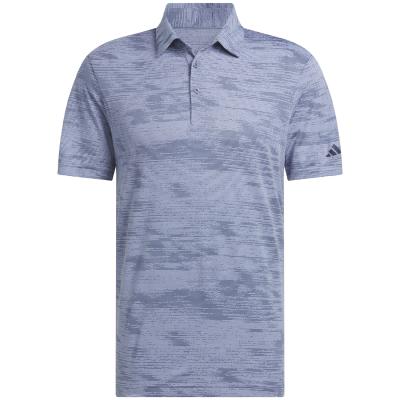 adidas Ultimate365 Textured Stripe Golf Polo Shirt