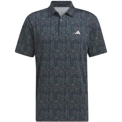 adidas Ultimate365 Power Grid Print Golf Polo Shirt