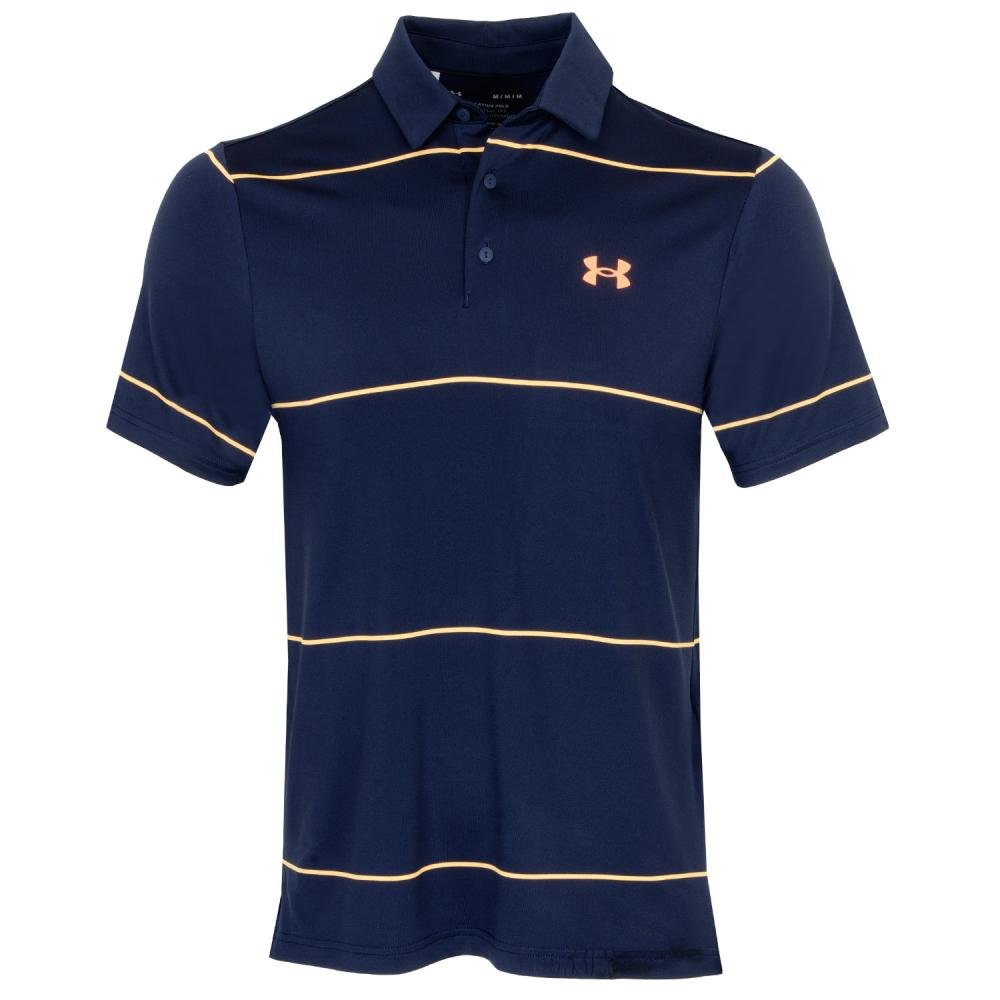 Under Armour Golf sold Polo Shirt North Berwick West Links 1832 Scotland Stripes XL