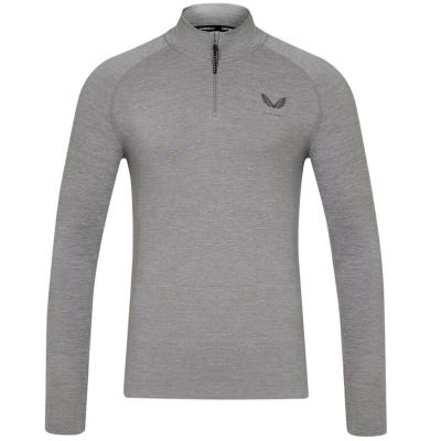 Castore Body Mapped Seamless Zip Neck Sweater