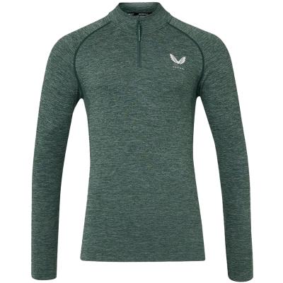 Castore Body Mapped Seamless Zip Neck Sweater