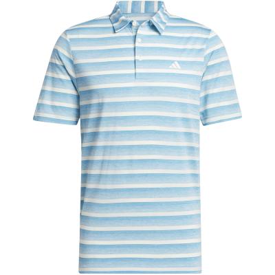 adidas Two Color Stripe Polo Shirt