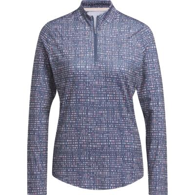 adidas Ladies Ultimate365 Printed Long Sleeve Golf Shirt