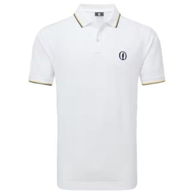 FootJoy Solid with Trim Pique Golf Polo Shirt