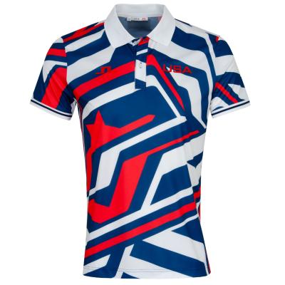 J Lindeberg Alois Print Polo Shirt