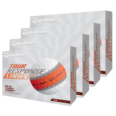 TaylorMade Tour Response Stripe Golf Balls 4 For 3 Promo