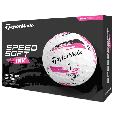 TaylorMade Speed Soft Ink Golf Balls