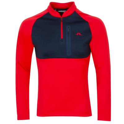 J Lindeberg Adam Zip Neck Sweater