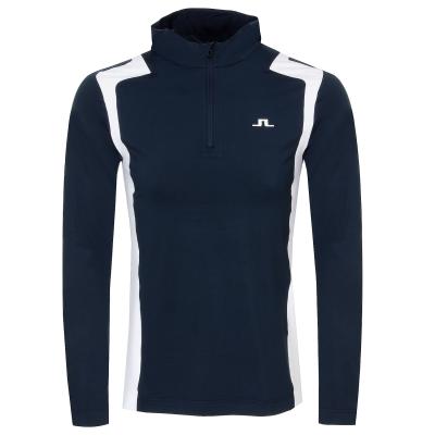 J Lindeberg Lukas Zip Neck Hoodie