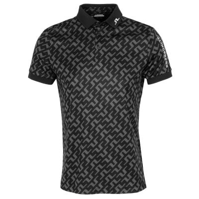 J Lindeberg Tour Tech Print Polo Shirt