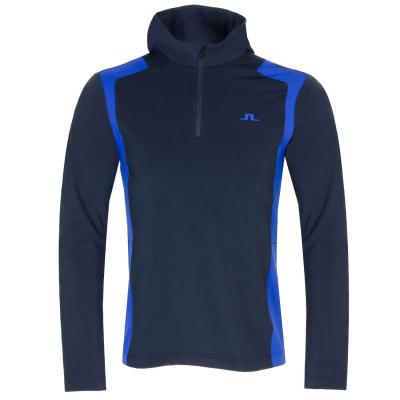 J Lindeberg Lukas Zip Neck Hoodie