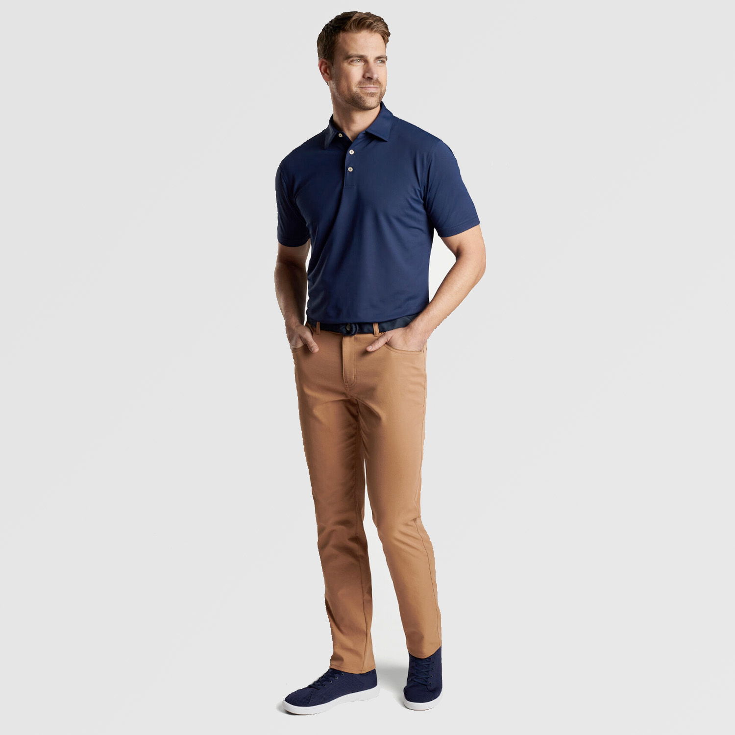 Peter Millar EB66 Performance Trouser British Tan | Scottsdale Golf